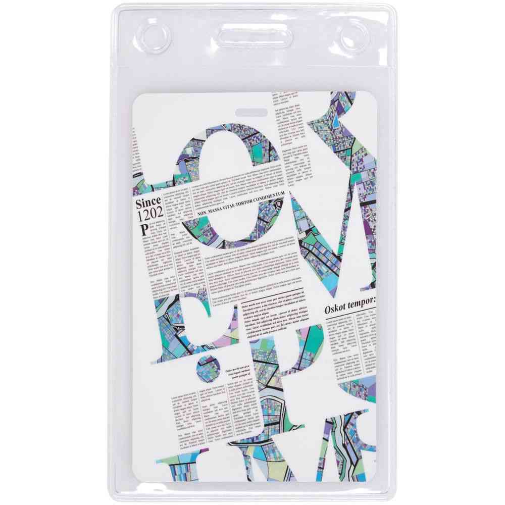 Карман для бейджа Lucent, вертикальный - 2