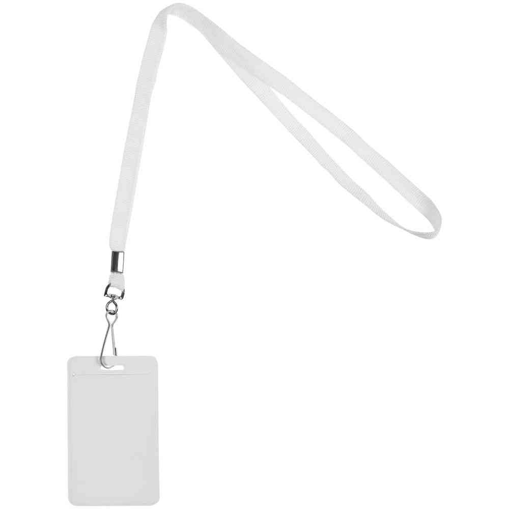 Лента с карабином Colorplan, белая - 2