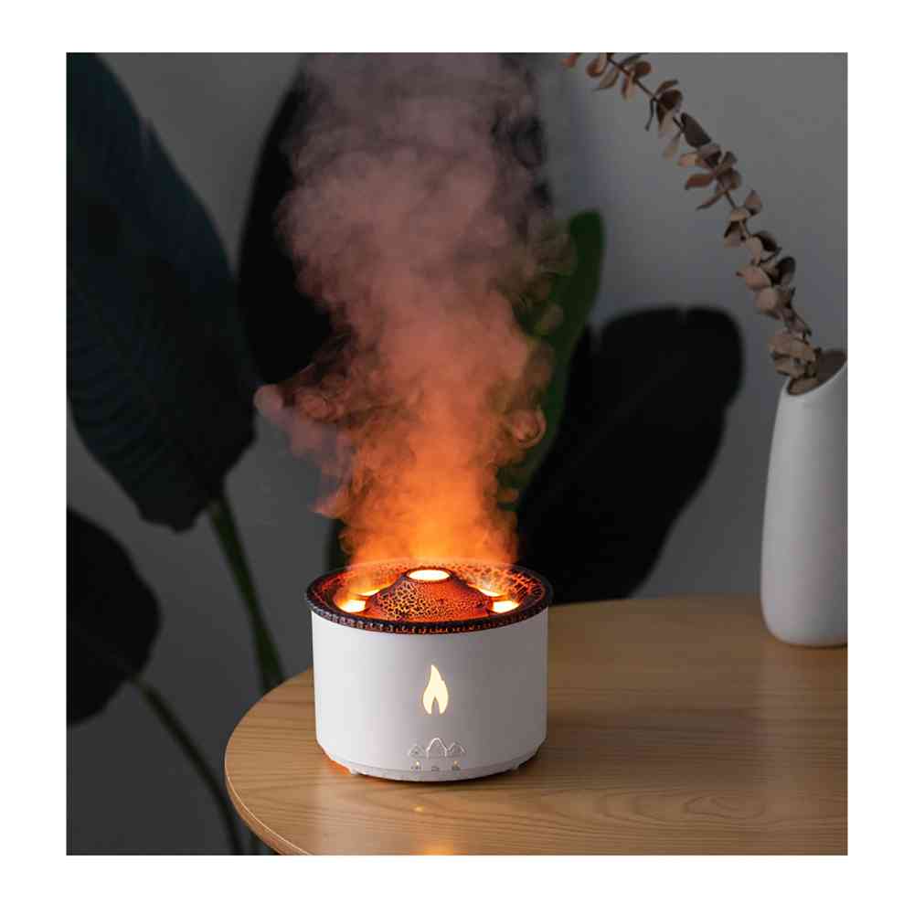 Увлажнитель воздуха "Smart Volcano"с пультом ДУ, функцией ароматерапии и интерьерной подсветкой №4