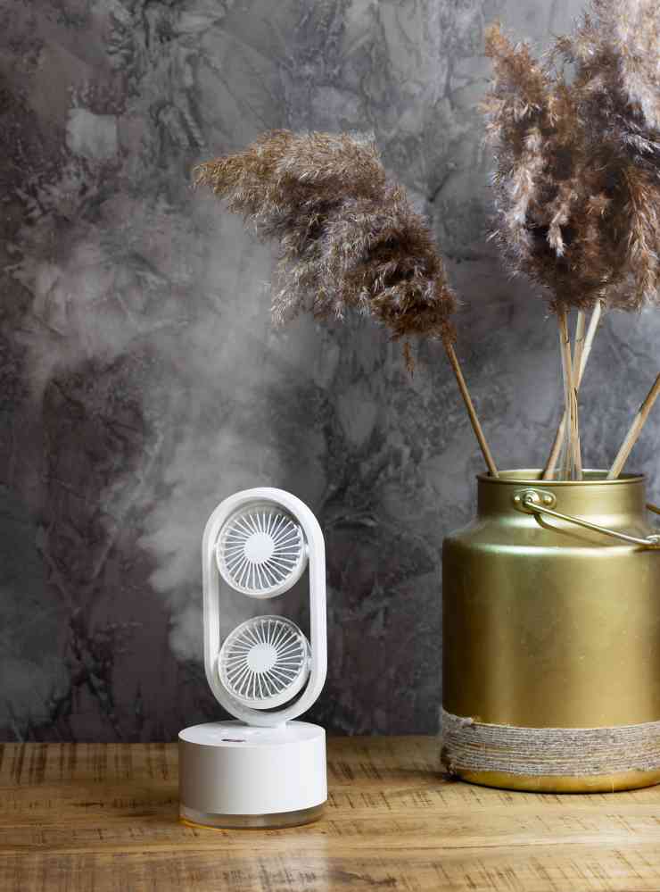 Портативный увлажнитель воздуха "Smart Wind" с двумя вентиляторами - 6