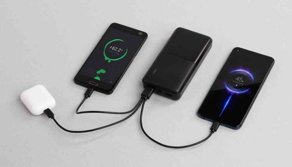 Зарядное устройство "Blackstone" 20000 mAh с кабелем 3 в 1 №1