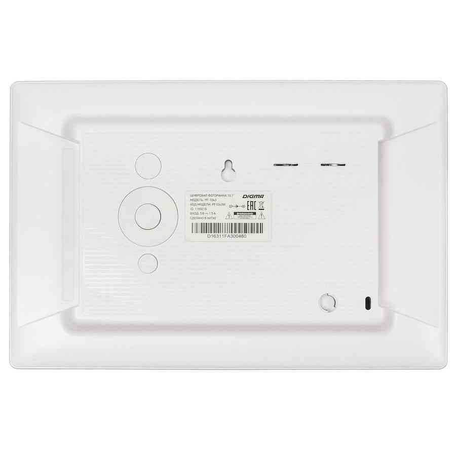 Цифровая фоторамка Digma PF-1043, белая - 3