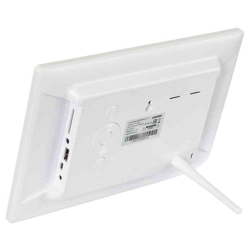 Цифровая фоторамка Digma PF-1043, белая - 4