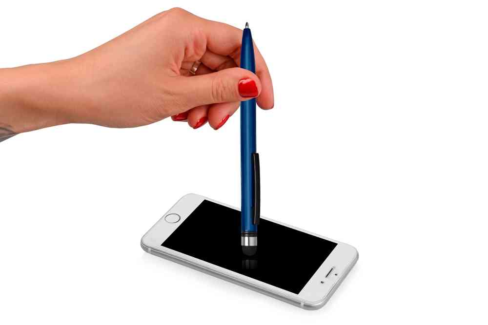 Ручка-стилус пластиковая шариковая Poke - 4