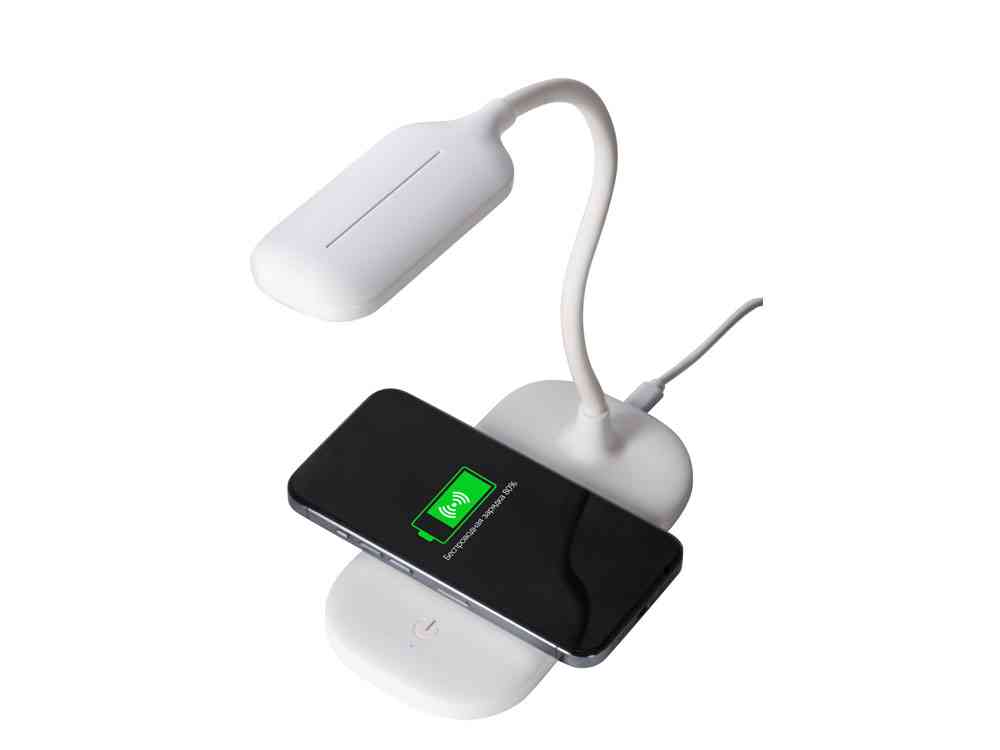 Настольный светильник с беспроводной зарядкой Nimble, 10 Вт - 2