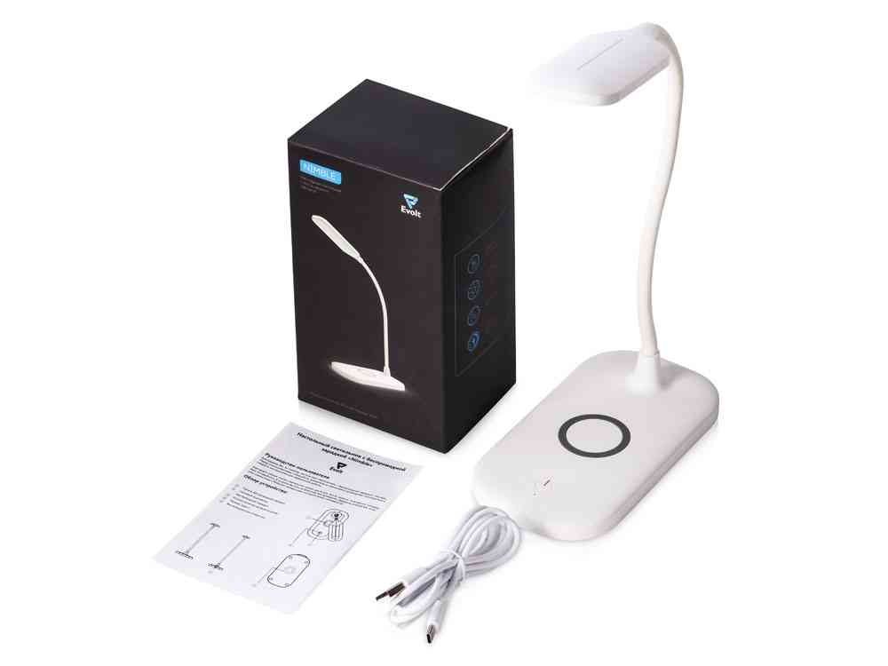 Настольный светильник с беспроводной зарядкой Nimble, 10 Вт - 7