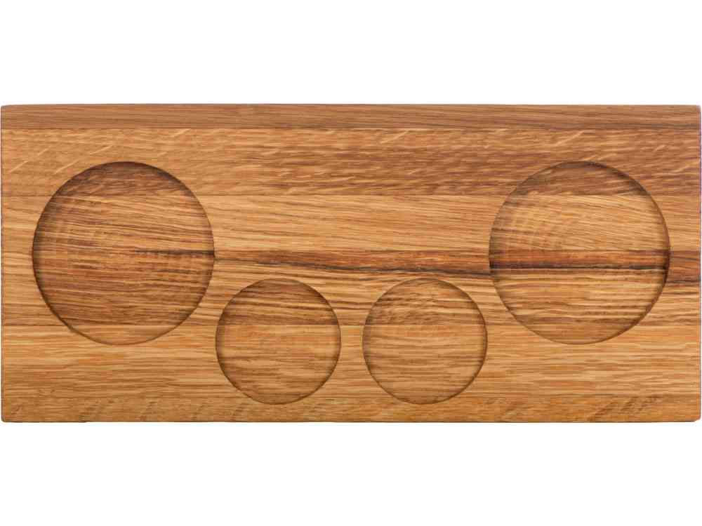 Набор для виски и коктейлей на подставке из дуба Savour - 6