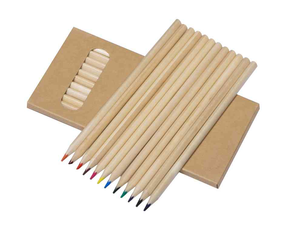 Набор из 12 трехгранных цветных карандашей Painter - 2