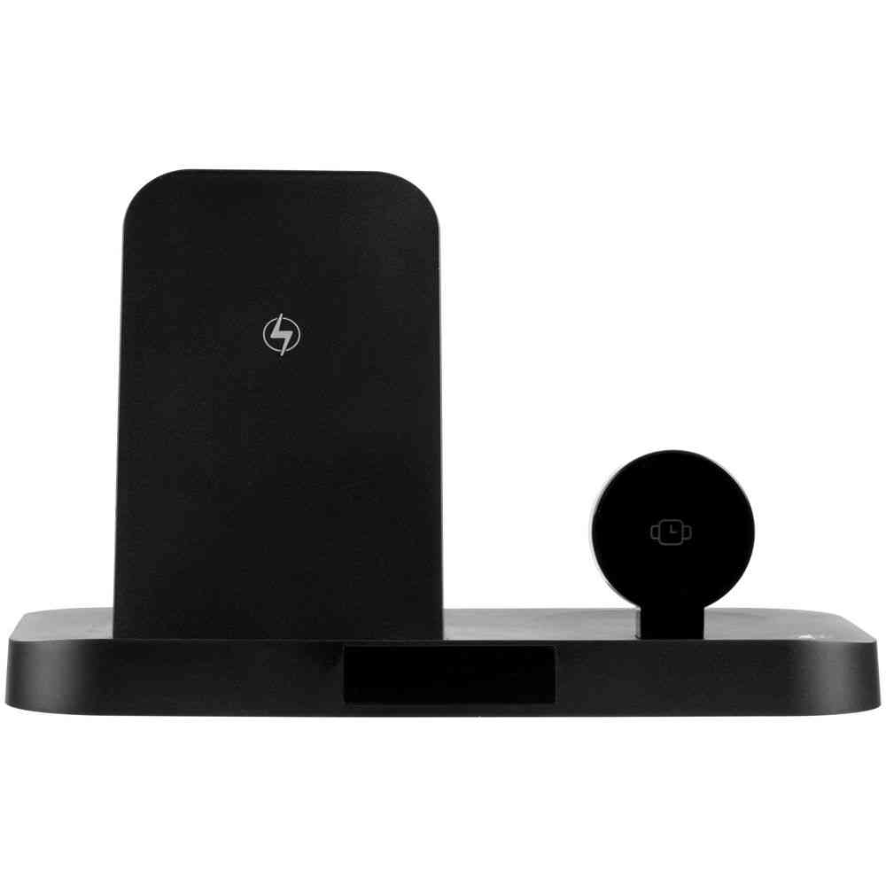 Зарядная станция с часами Clock Nest, черная - 5