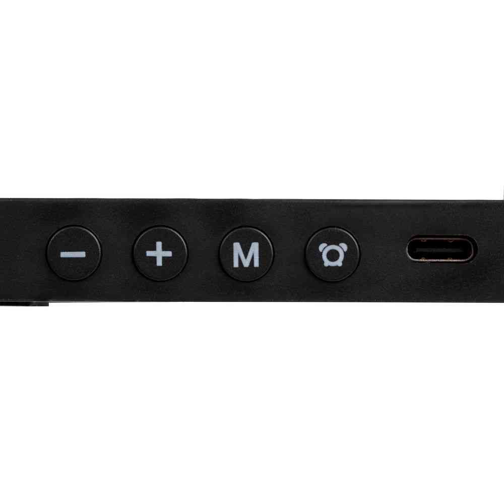 Зарядная станция с часами Clock Nest, черная - 8