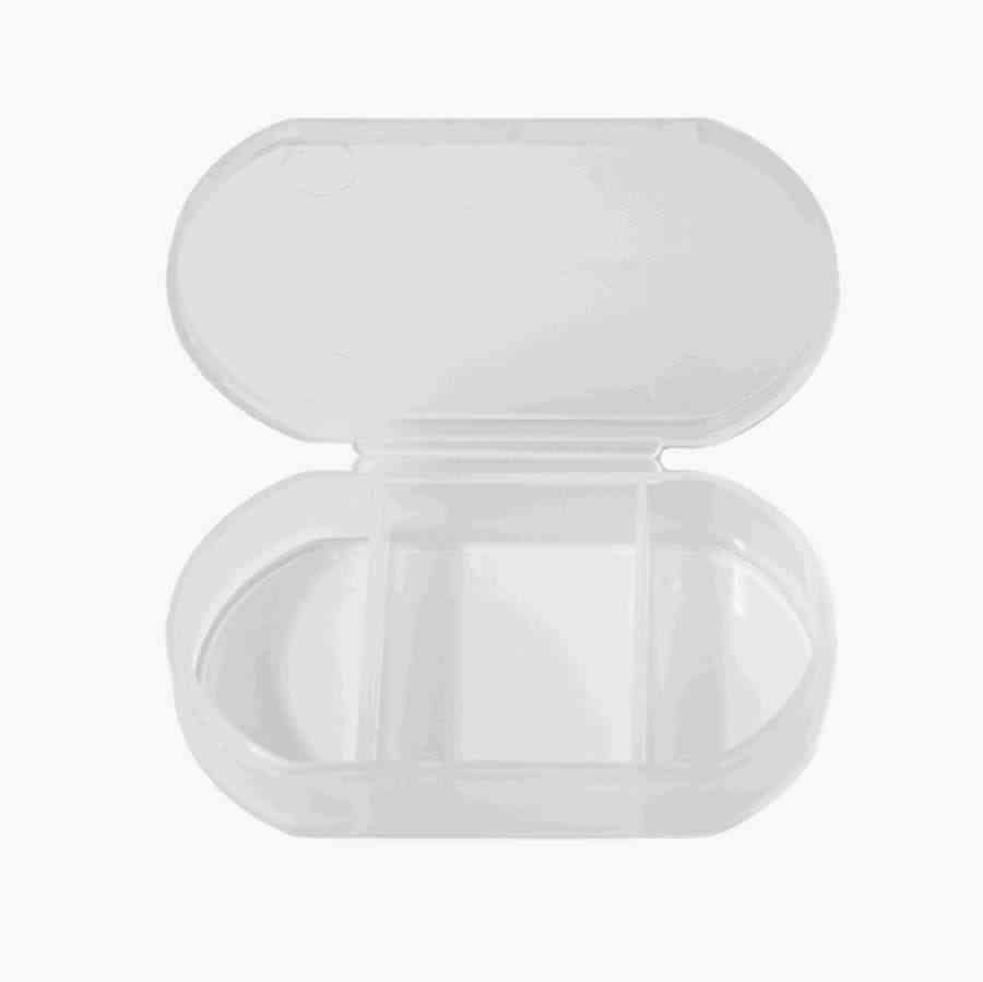 Витаминница TRIZONE, 3 отсека; 6 x 1.3 x 3.9 см; пластик, прозрачная - 2