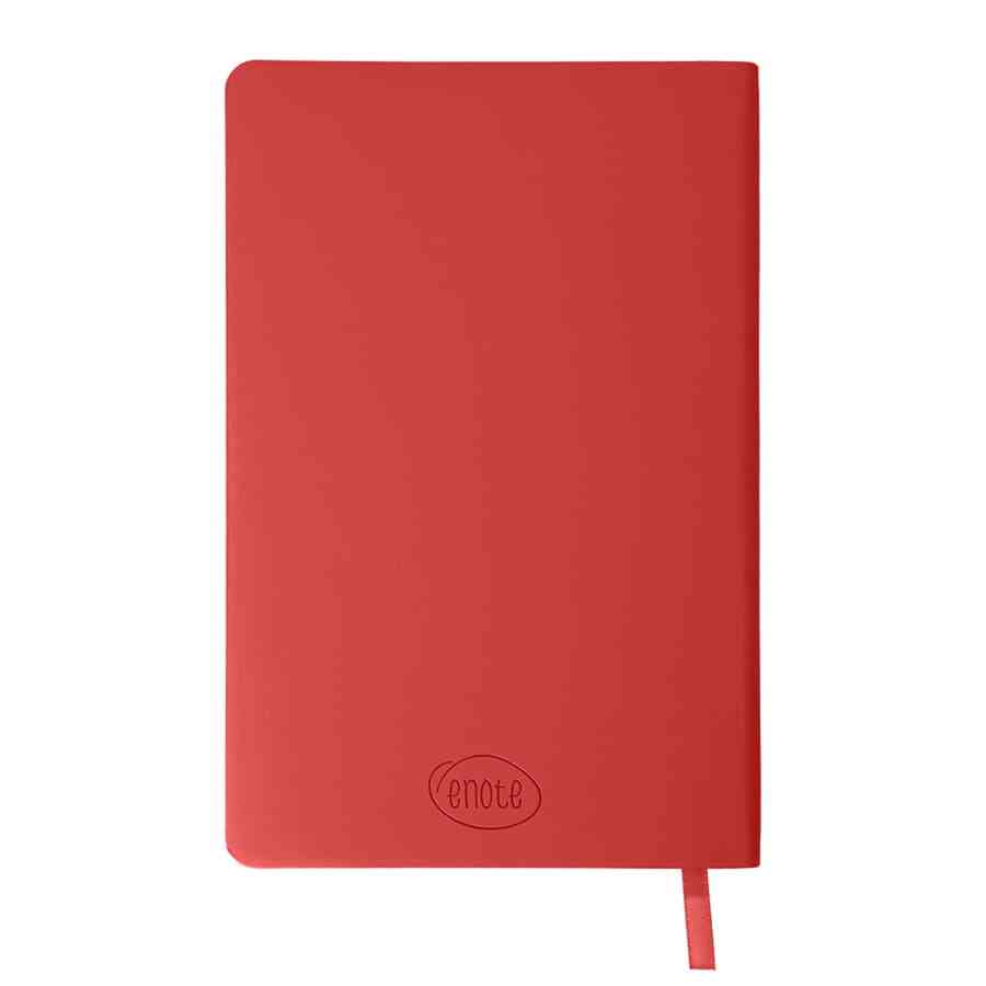 Ежедневник недатированный SIMPLY FLEX, А5,  красный, кремовый блок, в линейку - 3