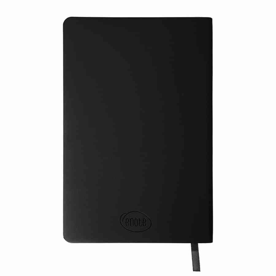 Ежедневник недатированный SIMPLY FLEX, А5,  черный, кремовый блок, в линейку - 3