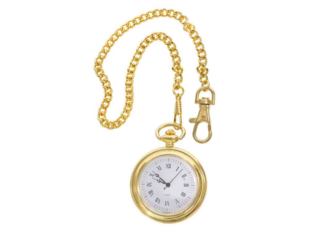 Часы Магистр с цепочкой на деревянной подставке - 3