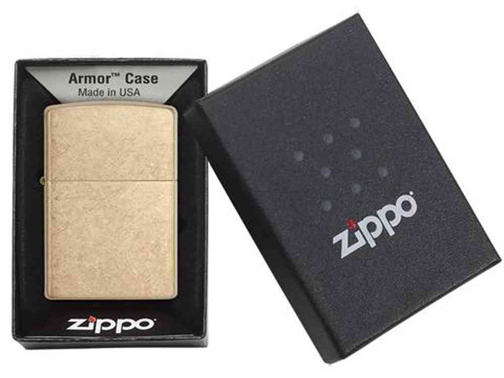Зажигалка ZIPPO Armor™с покрытием Tumbled Brass - 5