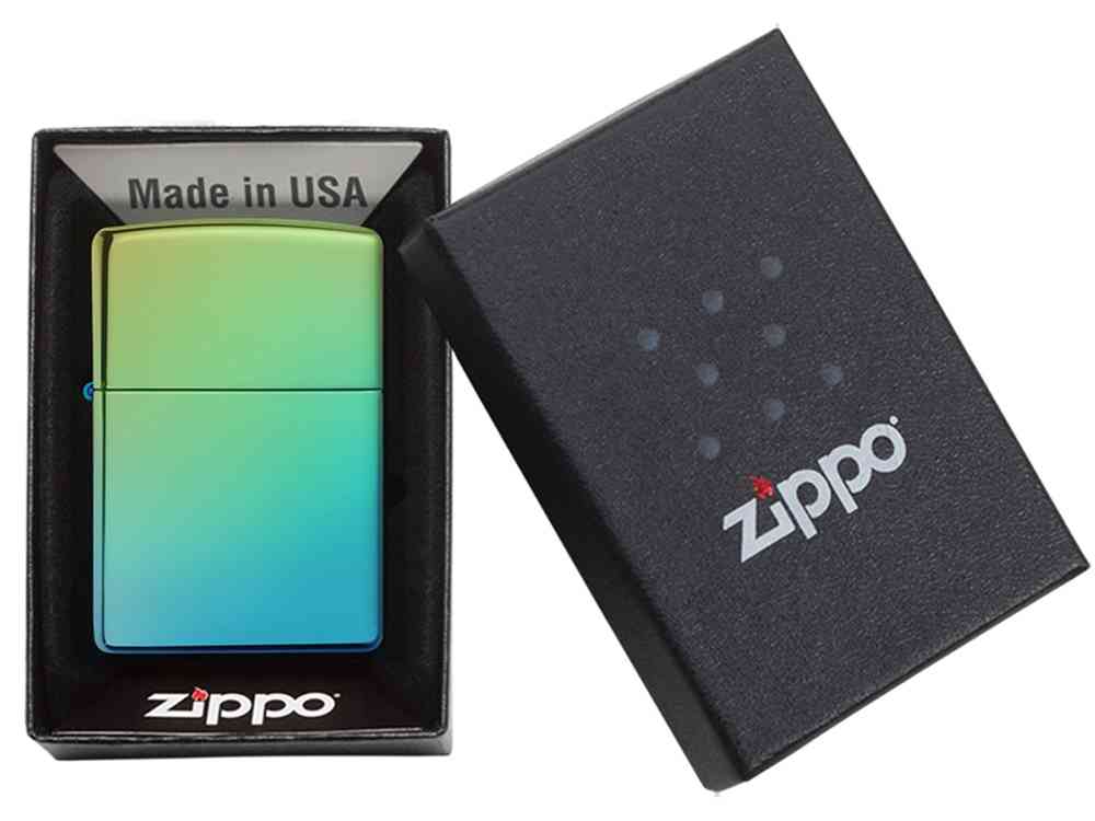 Зажигалка ZIPPO Classic с покрытием High Polish Teal - 7