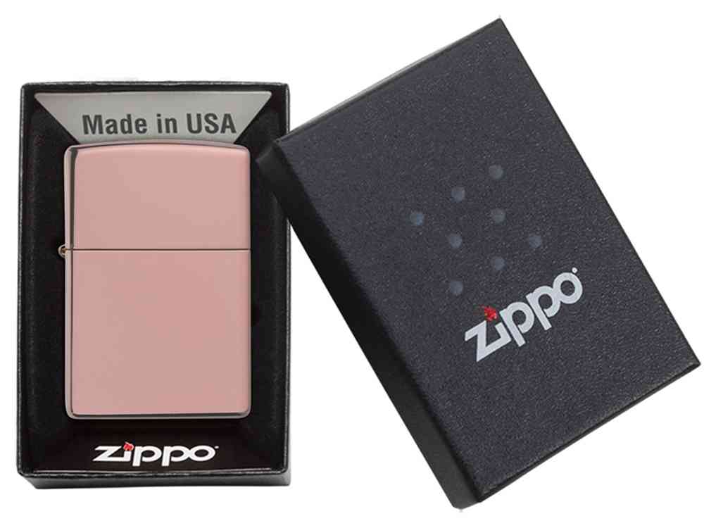 Зажигалка ZIPPO Classic с покрытием High Polish Rose Gold - 7