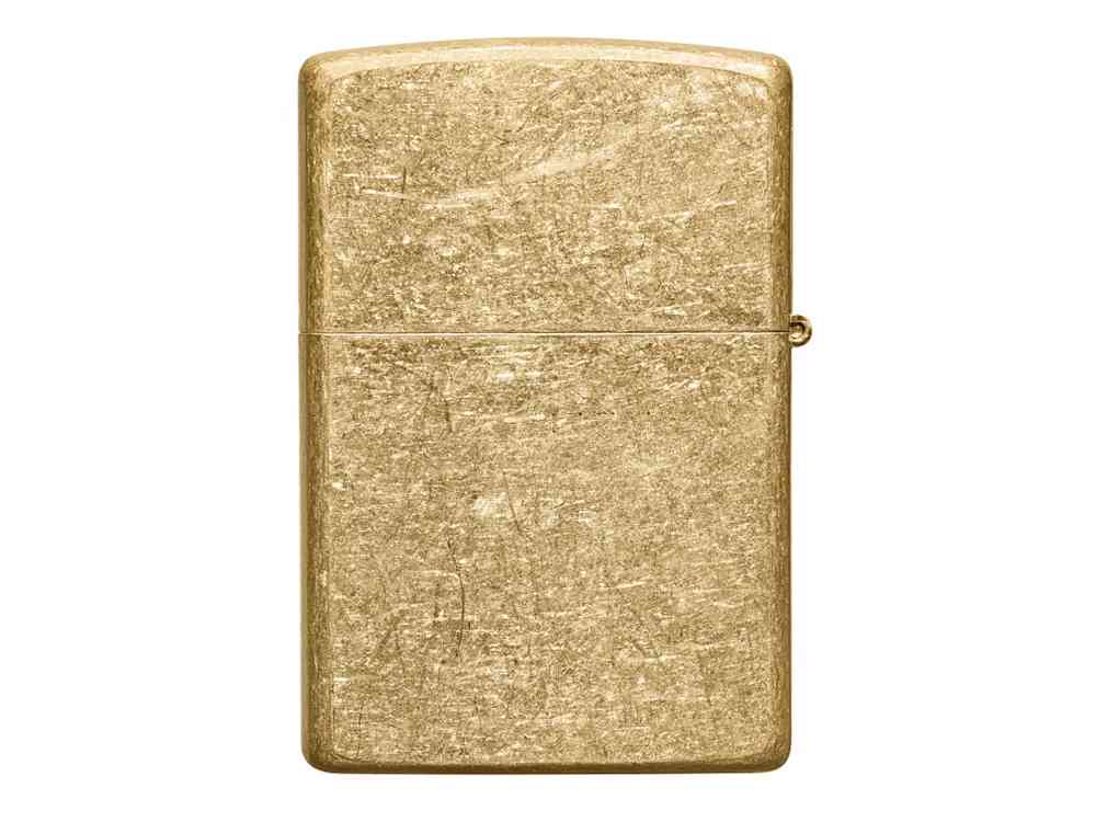 Зажигалка ZIPPO Classic с покрытием Tumbled Brass - 4