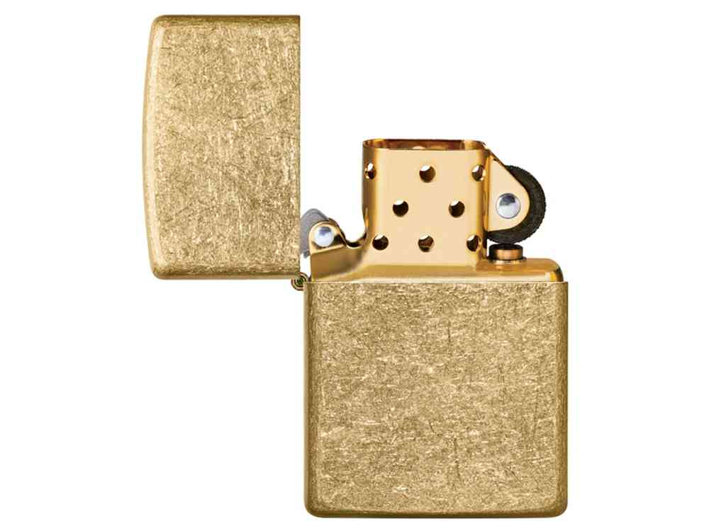 Зажигалка ZIPPO Classic с покрытием Tumbled Brass - 7