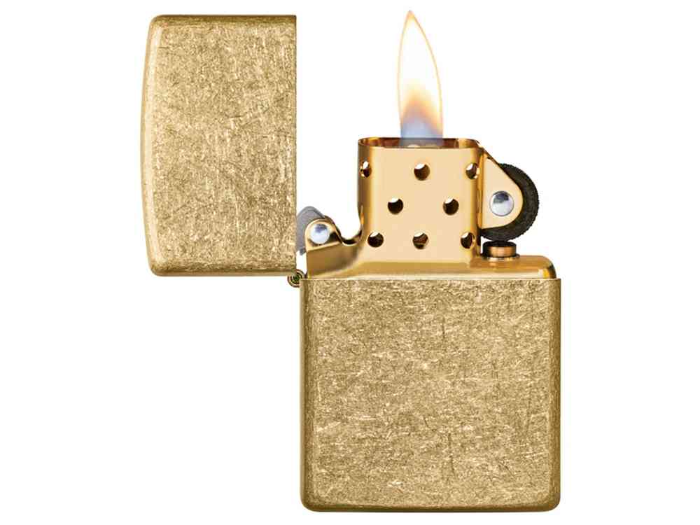 Зажигалка ZIPPO Classic с покрытием Tumbled Brass - 8