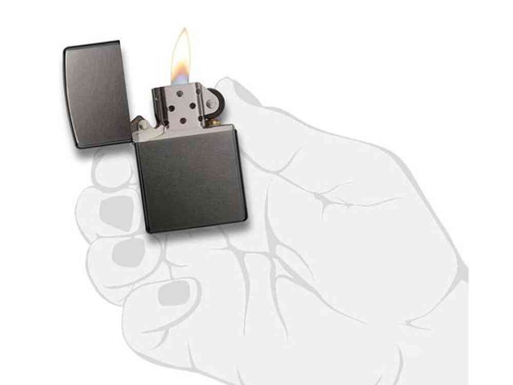Зажигалка ZIPPO Classic с покрытием Gray Dusk - 4