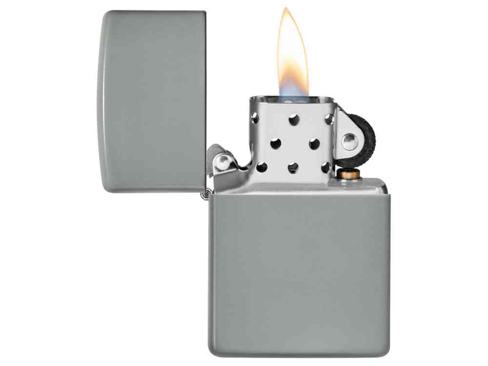 Зажигалка ZIPPO Classic с покрытием Flat Grey - 9