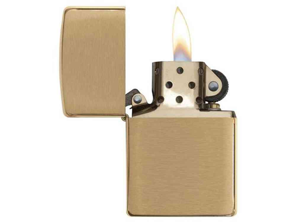 Зажигалка ZIPPO с покрытием Brushed Brass - 2