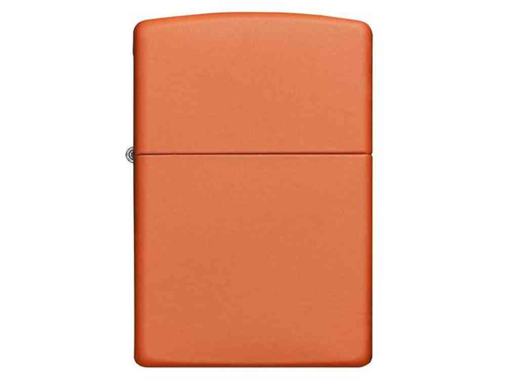 Зажигалка ZIPPO Classic с покрытием Orange Matte - 2