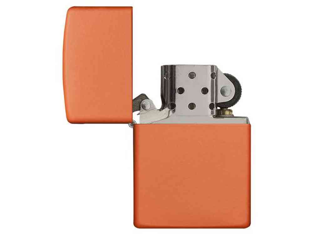 Зажигалка ZIPPO Classic с покрытием Orange Matte - 3