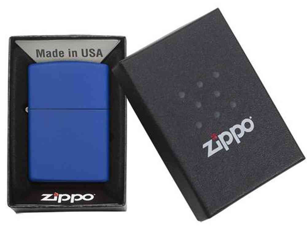 Зажигалка ZIPPO Classic с покрытием Royal Blue Matte - 6