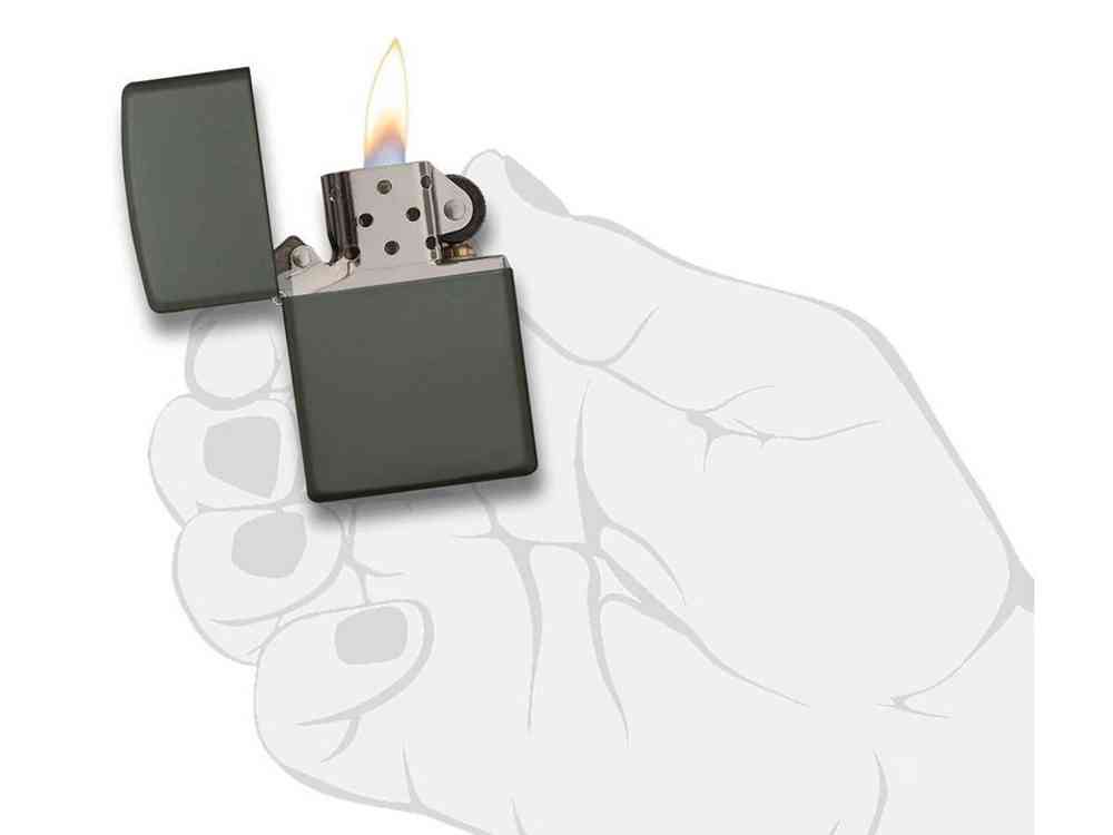 Зажигалка ZIPPO Classic с покрытием Green Matte - 5