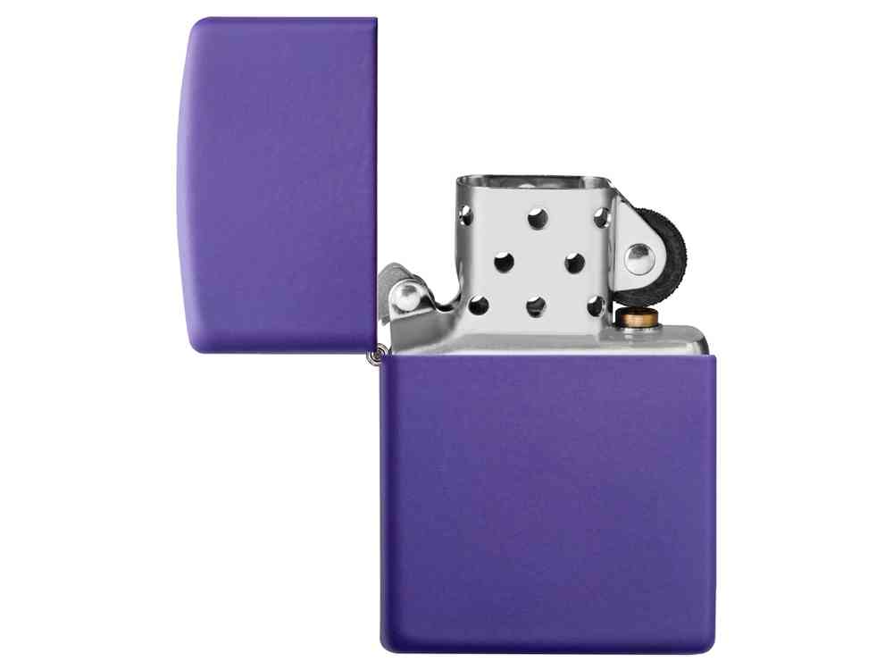 Зажигалка ZIPPO Classic с покрытием Purple Matte - 3