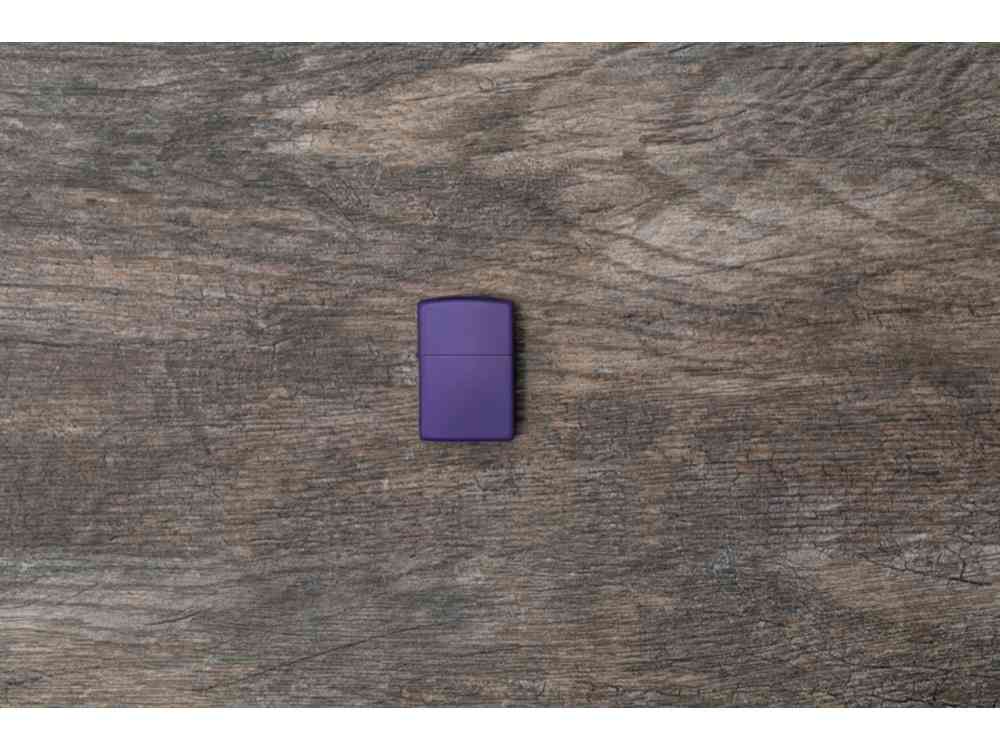Зажигалка ZIPPO Classic с покрытием Purple Matte - 6