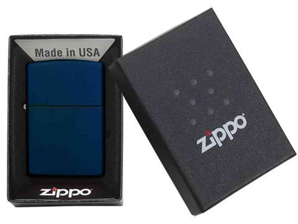 Зажигалка ZIPPO Classic с покрытием Navy Matte - 6