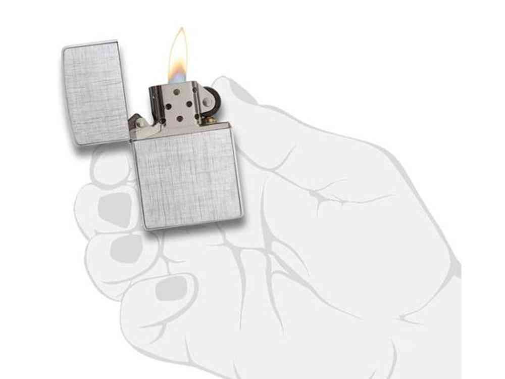 Зажигалка ZIPPO Classic с покрытием Brushed Chrome - 4
