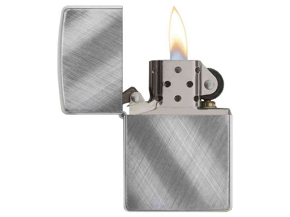 Зажигалка ZIPPO Classic с покрытием Brushed Chrome - 2