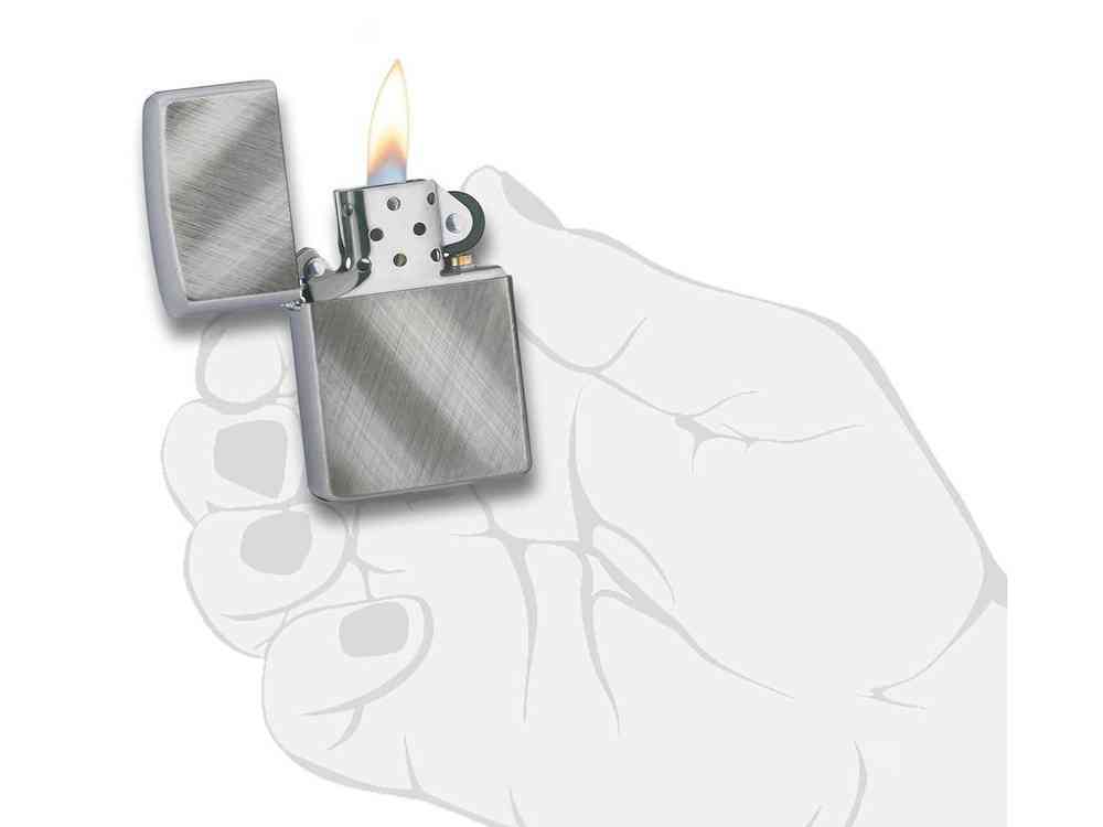 Зажигалка ZIPPO Classic с покрытием Brushed Chrome - 3