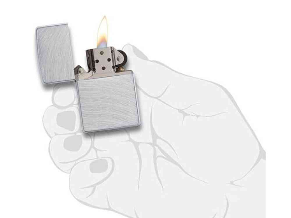 Зажигалка ZIPPO Classic с покрытием Chrome Arch - 4