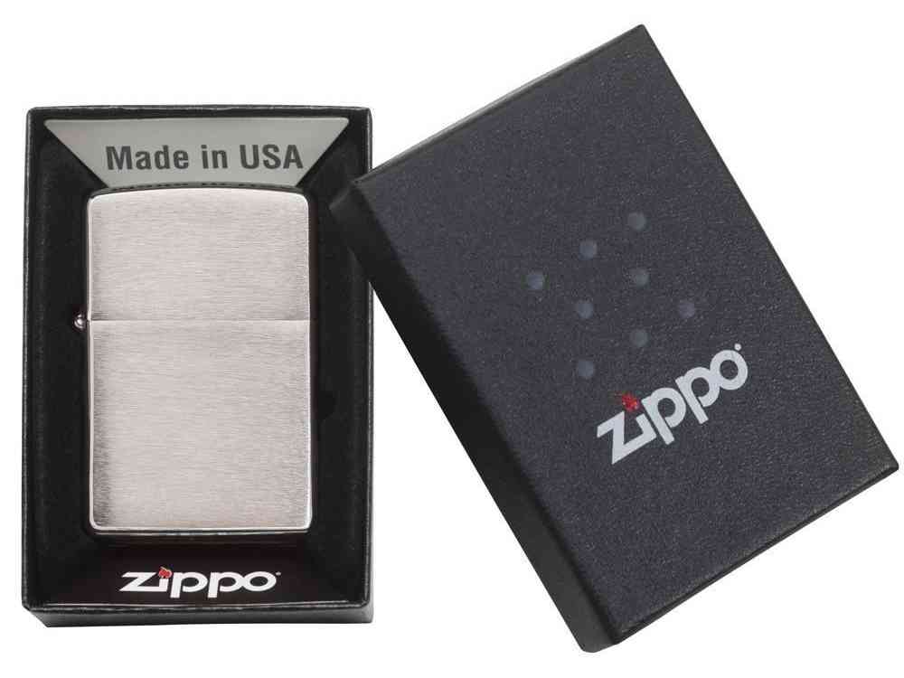 Зажигалка ZIPPO Classic с покрытием Brushed Chrome - 4