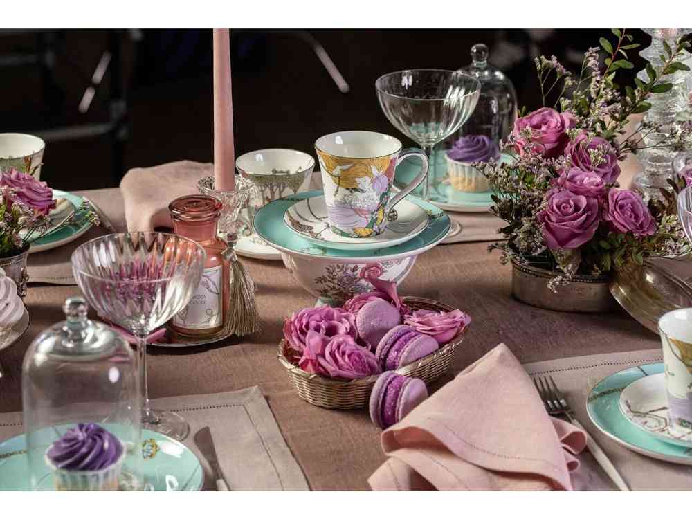 Набор чашка и блюдце TEA SET ALICE - 12