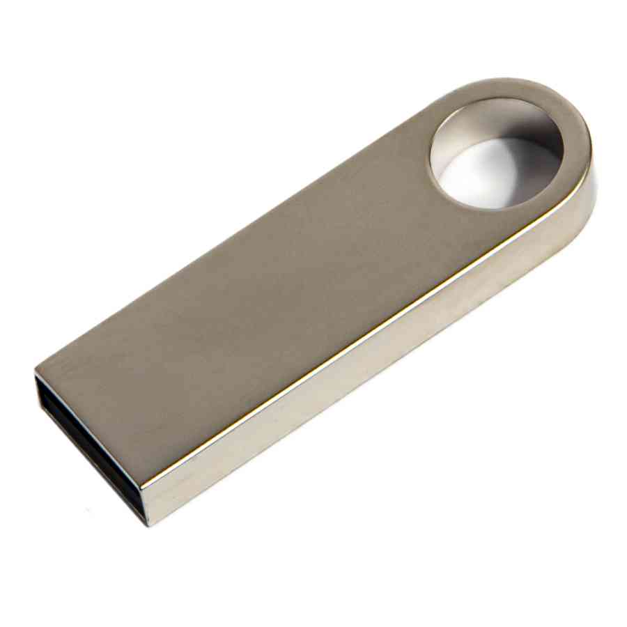 USB flash-карта SMART (8Гб), серебристая, 3,9х1,2х0,4 см, металл №0