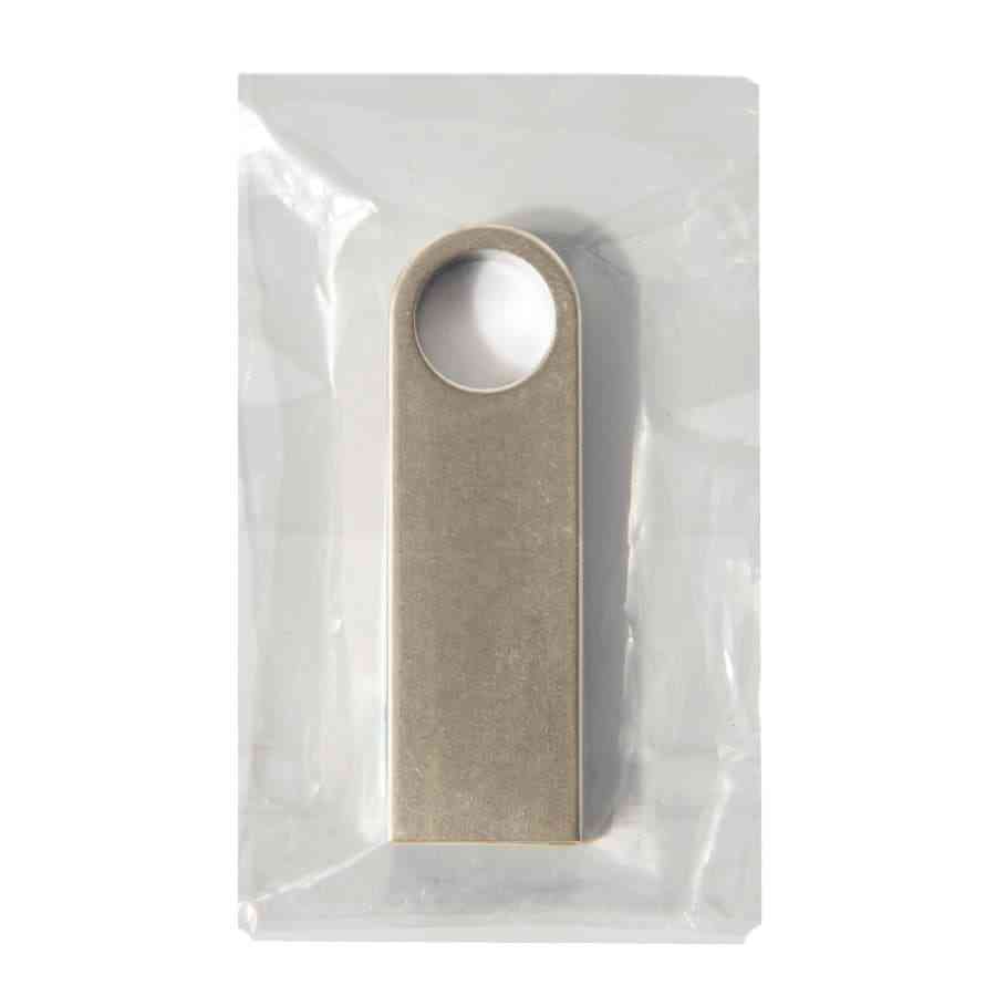 USB flash-карта SMART (8Гб), серебристая, 3,9х1,2х0,4 см, металл №1