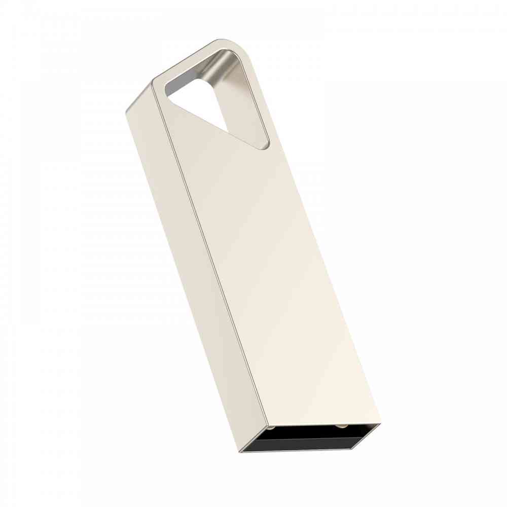 USB flash-карта SPLIT (16Гб), серебристая, 3,6х1,2х0,5 см, металл - 5