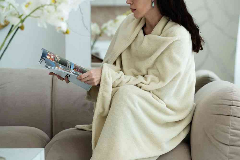 Плед Plush, бежевый - 4