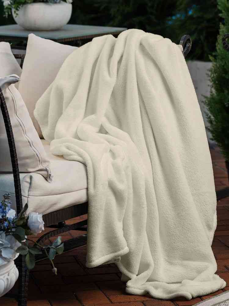 Плед Plush, бежевый - 5