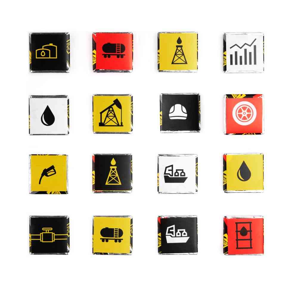 Набор с горьким шоколадом Industry, нефть и газ - 3