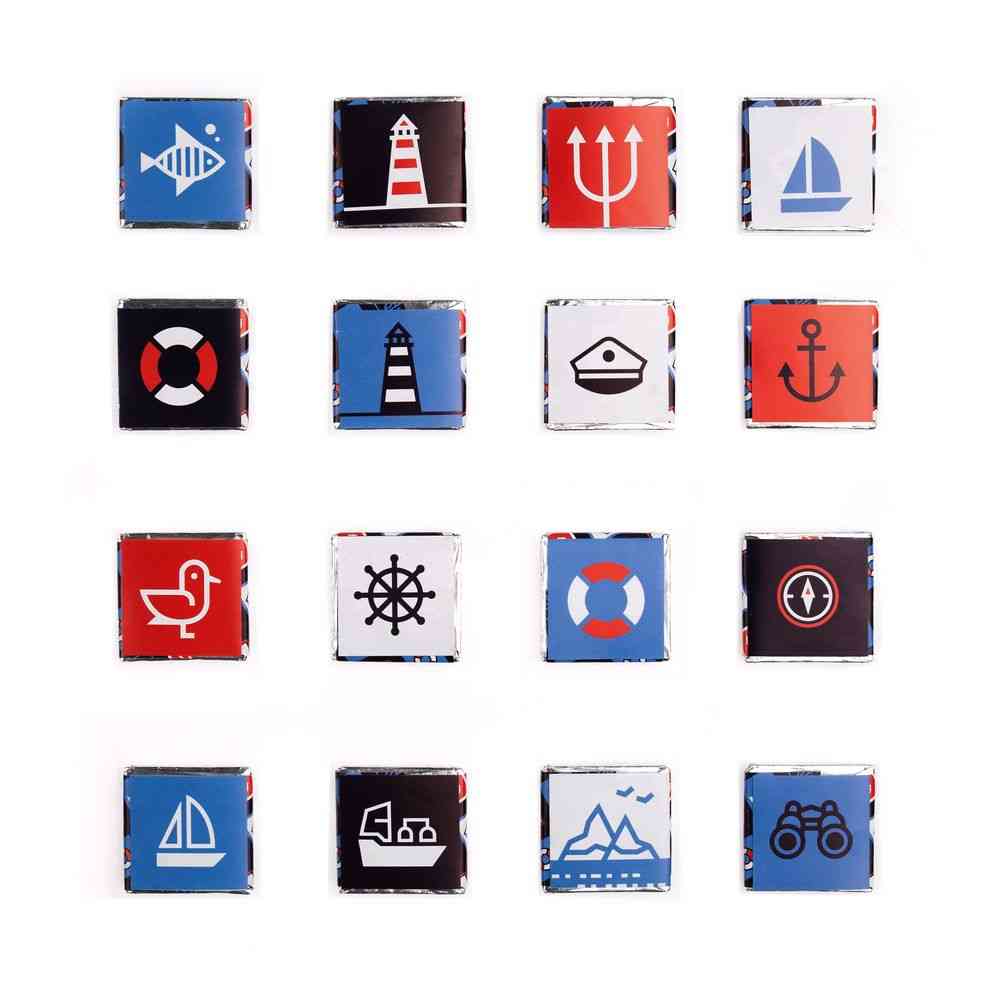 Набор с горьким шоколадом Industry, морская - 3