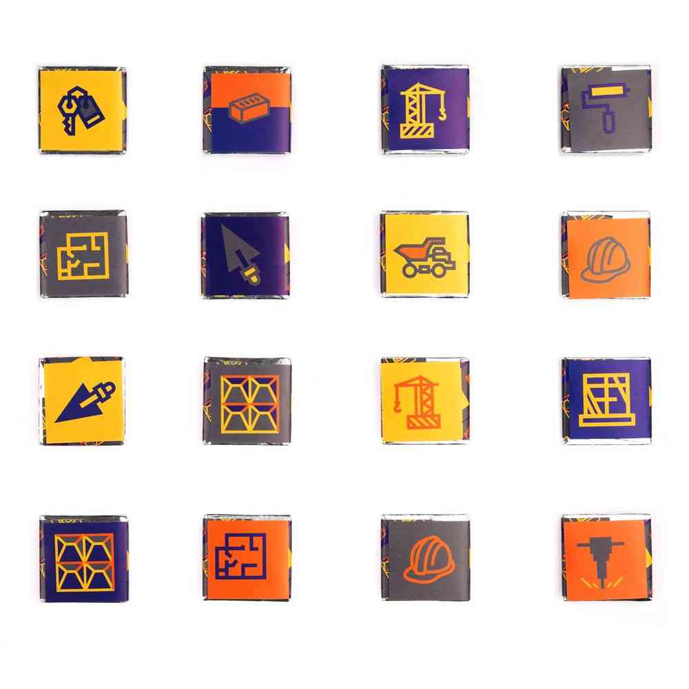 Набор с горьким шоколадом Industry, строительство - 3