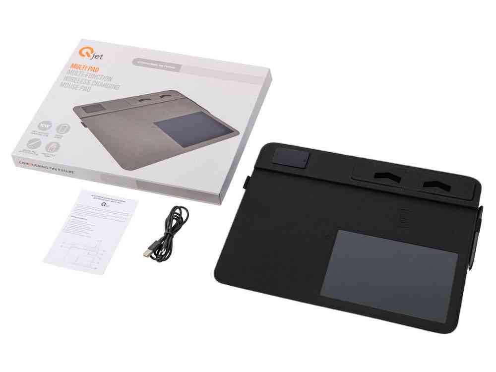 Многофункциональный коврик для мыши Multi Pad с беспроводной зарядкой и LCD экраном, 10 Вт - 14