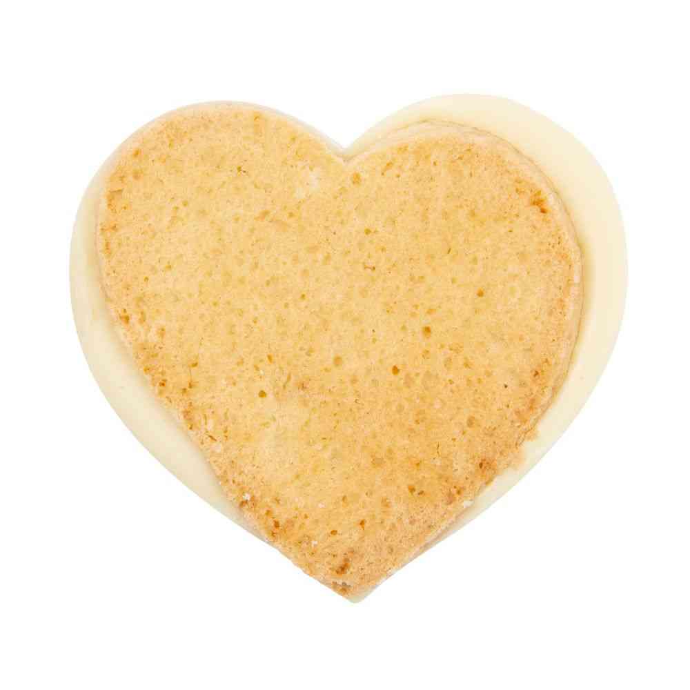 Печенье Dream White в белом шоколаде, сердце - 5